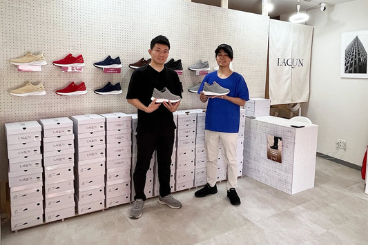 「1秒で履ける」驚きの体験を。東京・上野から生まれたスニーカーブランド「LAQUN（ラクーン）」の挑戦